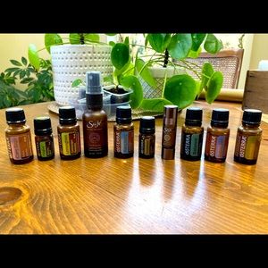 Bundle of essentials oils & book (see 4 pics)